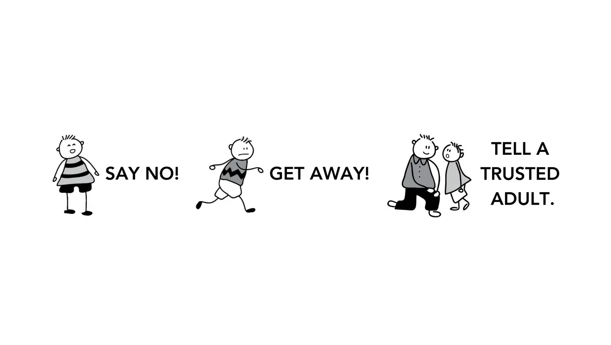 SAY NO! GET AWAY! TELL A TRUSTED FRIEND!